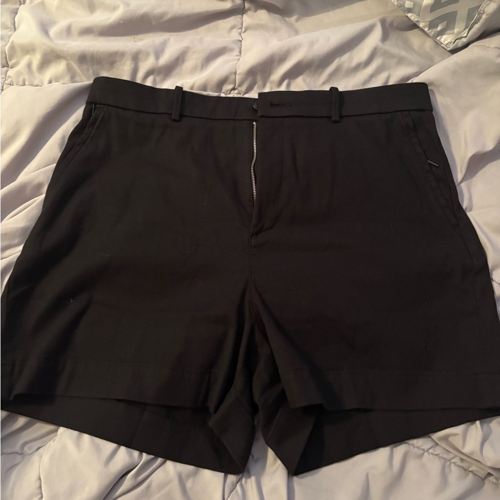 SPANXsupersmooth™ Stretch Twill  Black Shorts